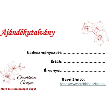 Ajándékutalvány,  Értéke : 20.000 Ft